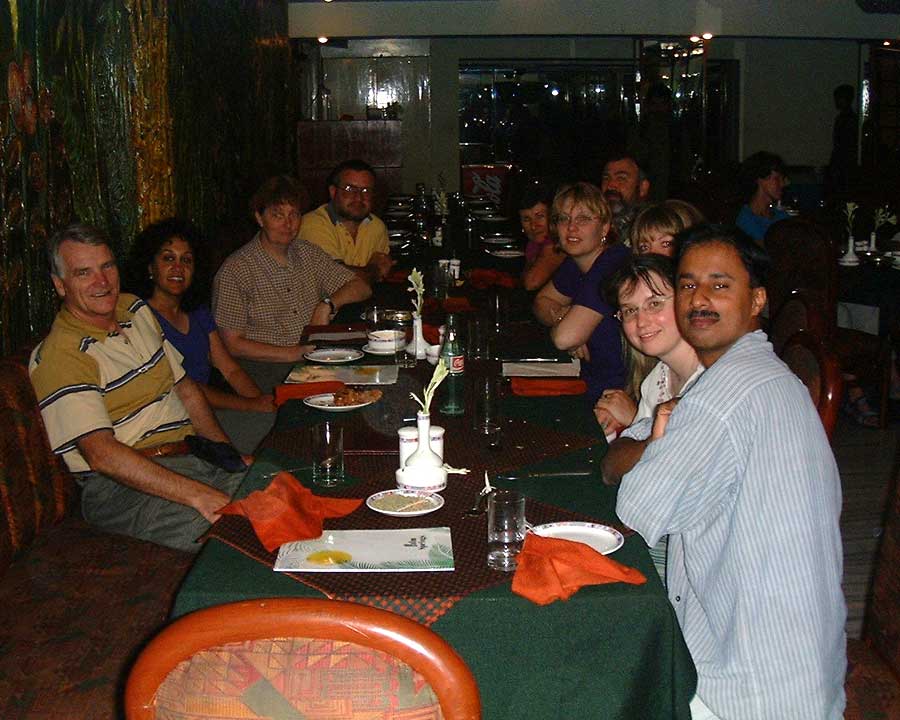 Dinner at Varanasi